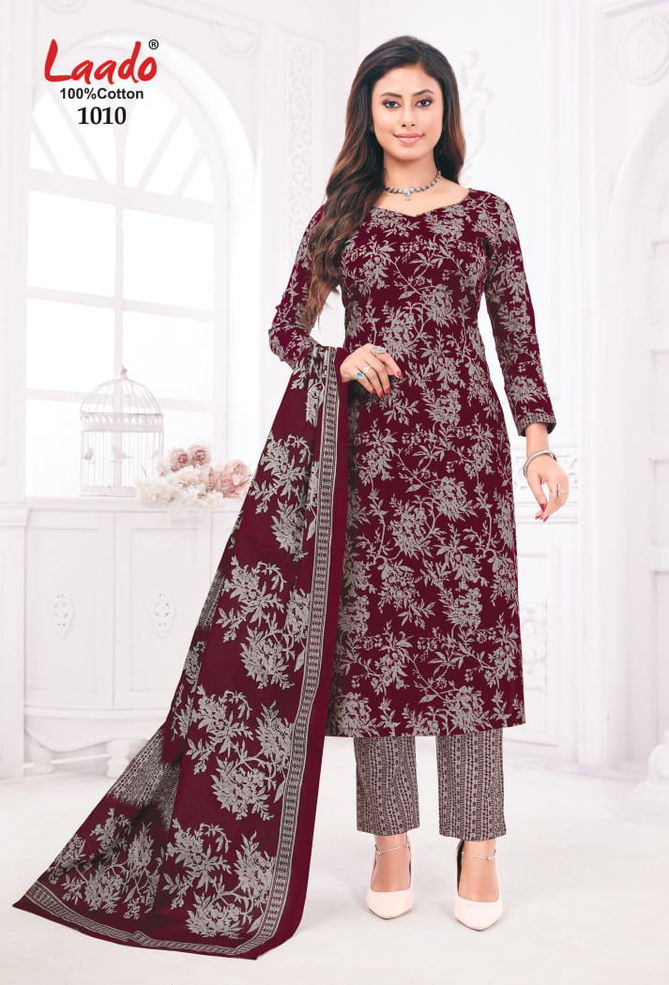 Princess Vol 1 By Laado Printed Pure Cotton Dress Material Suppliers In India